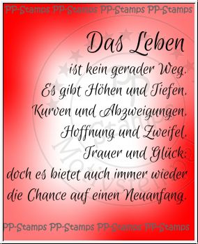 Das Leben..., Spruch