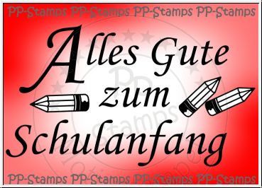 Zum Schulanfang