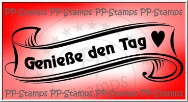 Banner: Genieße den Tag