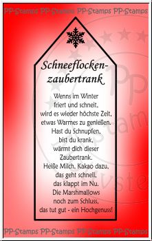 Schneeflockenzaubertrank, Spruch