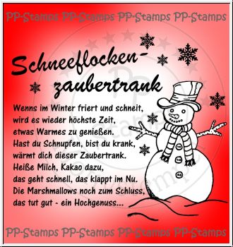 Schneeflockenzaubertrank, Spruch