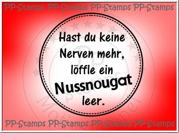 Nussnougat Spruch, Label