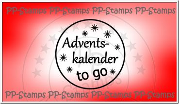 Adventskalender to go, Label klein, glatter Rand