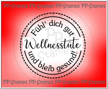 Fühl' dich gut und bleib gesund, Wellnesstüte, Label