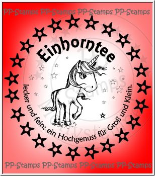 Einhorntee rund