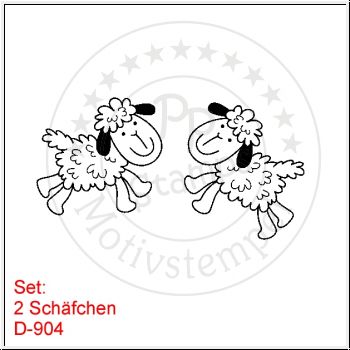 Set: 2 Schäfchen - D-904