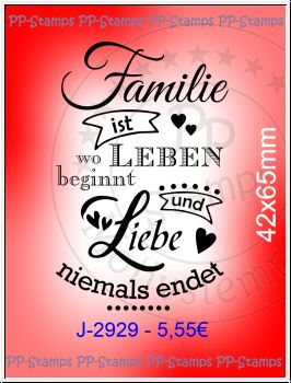 Familie ist... - Spruch