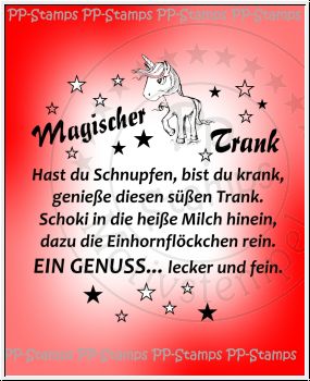 Magischer Einhorntrank, Spruch