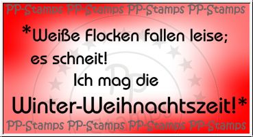 Weiße Flocken fallen... (Spruch)