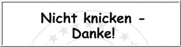 Nicht knicken - Danke! - 845