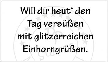 Einhornspruch