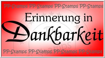 Erinnerung in Dankbarkeit