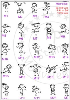 Strichmaennchen - Auswahl