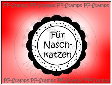 Für Naschkatzen, Label rund