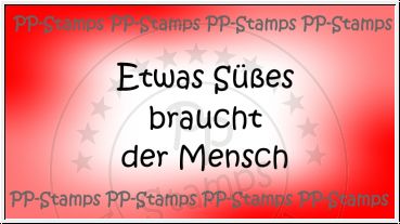 Etwas Süßes braucht der Mensch