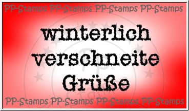 winterlich verschneite Grüße