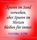 Spuren im Sand verwehen