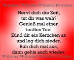 Nervt dich die Zeit...