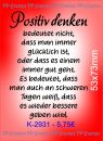 Positiv denken, Spruch