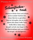 Schneeflockentrank, Spruch